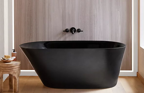 Kohler bath tub black
